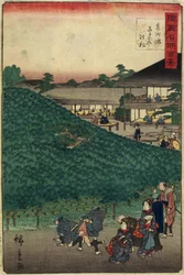 Die Kiefer von Naniwaya in der Provinz Sakai von Senshu_, September 1859